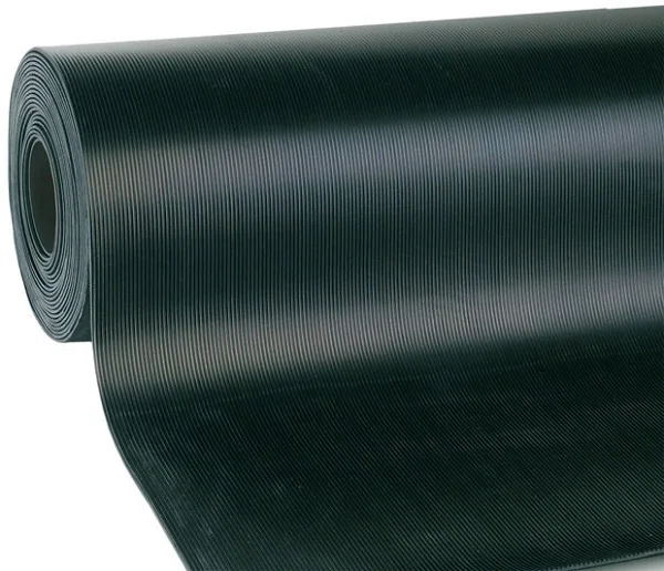 Industrial Smooth Impression Fabric Recycled Reclaimed SBR NBR CR EPDM Vulcanized Rubber Sheet