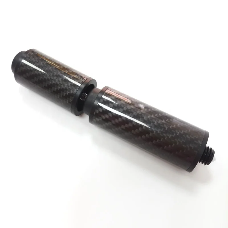 Профессиональный 2/3/4 черный карбоновый бильярдный кий удлинитель может расшириться дважды для сигналов о механическом бассейне усилитель сигнала оптовая продажа из