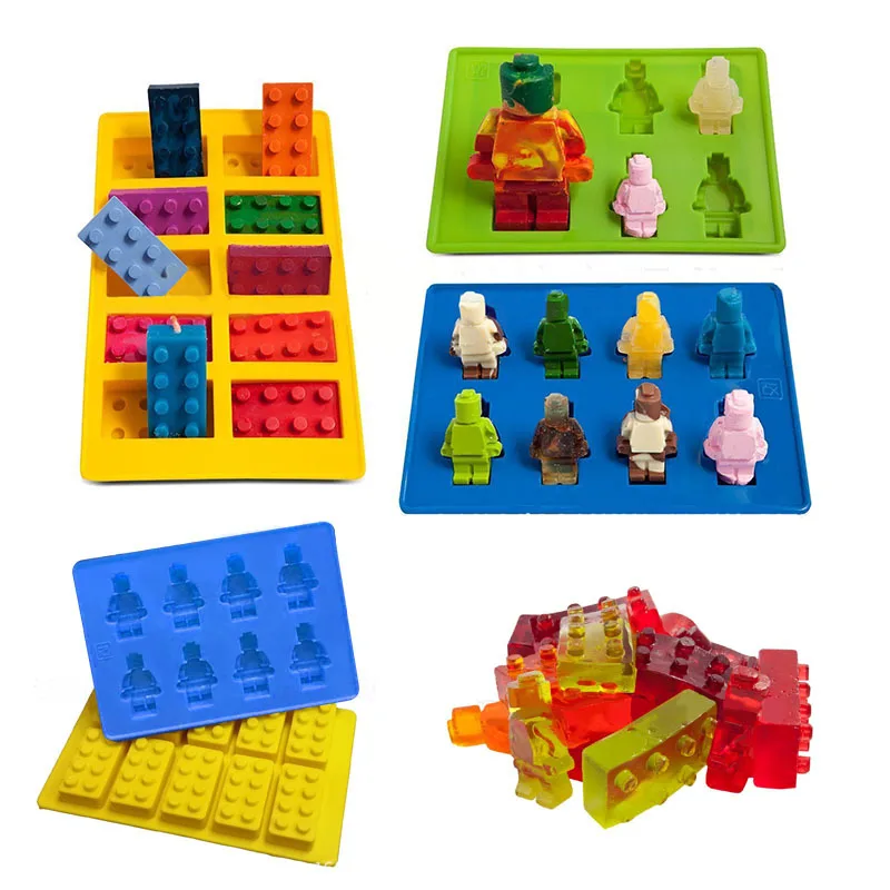 Lego Star Wars Ice Mold Supplier Reusable Minifigures&Building Block Silicone  Ice Cube Tray, Silicone Minifigures Chocolate Mold