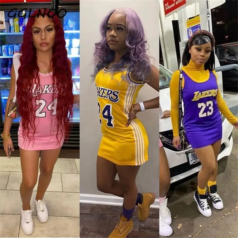 outfit lakers jersey dress