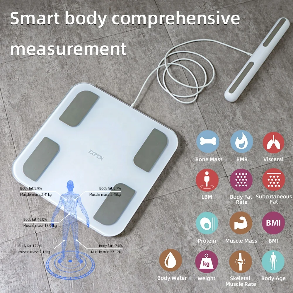 smart scale composition monitor bia-bioelectrical 8