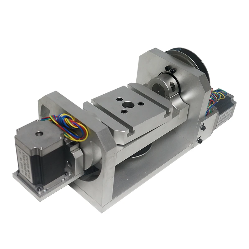 CNC 5th Axis Rotation Axis a Aixs With Table for Engraver Milling Machine