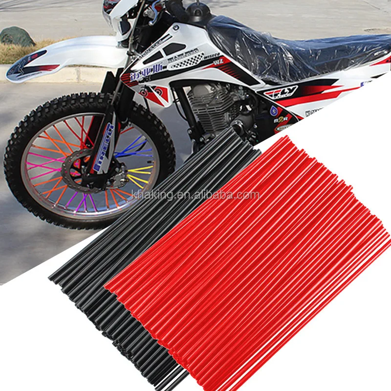 Purple Shumo New Motorcycle 72 Pcs Wheel Rim Spoke Wrap Kit Skin Cover For Mx Motocross Dirt Pit Bike Enduro Supermoto For 