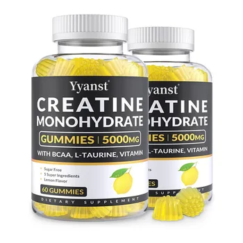 Private label Creatine HCL Energy booster gummies Creatine Monohydrate gummies Muscle Growth Energy Gummies Supplement