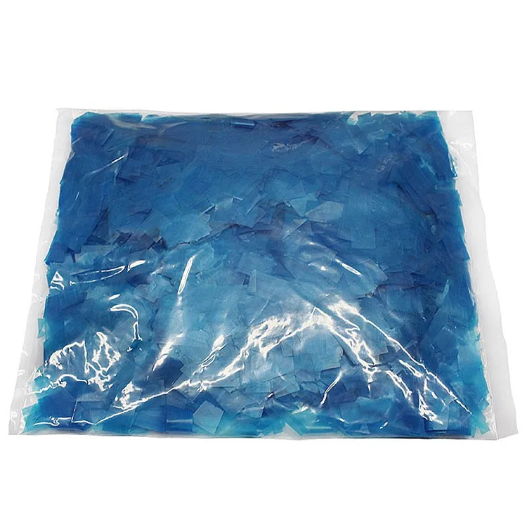 Customized Biodegradable Colorful Rice Paper Dissolving Water Soluble Confetti Tissue Paper