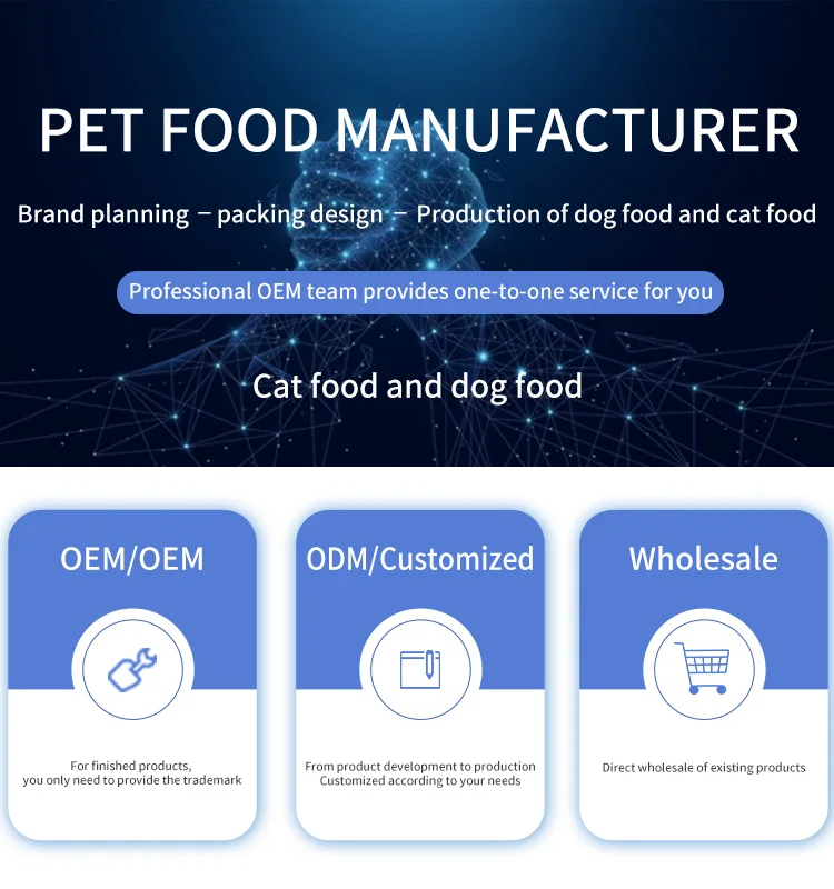 Factory Wholesale Oem Dry Cat Food High Protein Nutrition Dry Dog Food