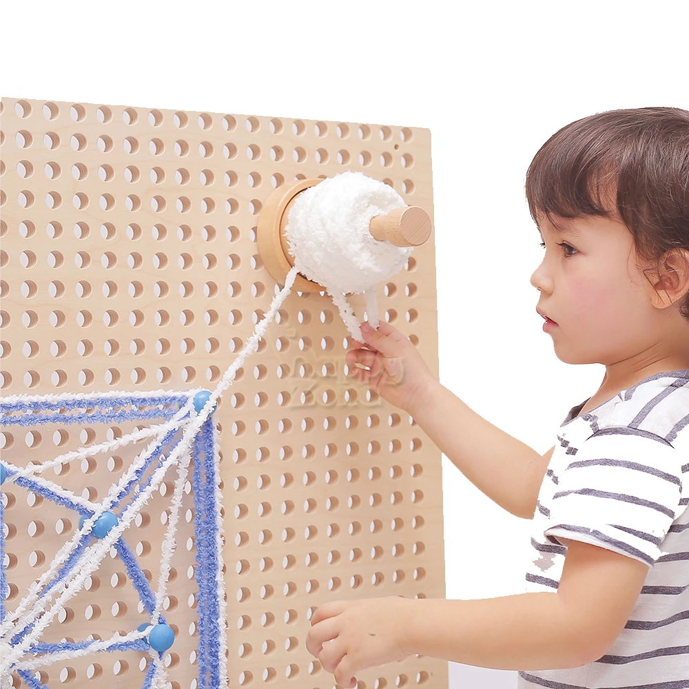 Retail Educational DIY Play Wall Game Interactive wall game Rubber band,  wool| Alibaba.com