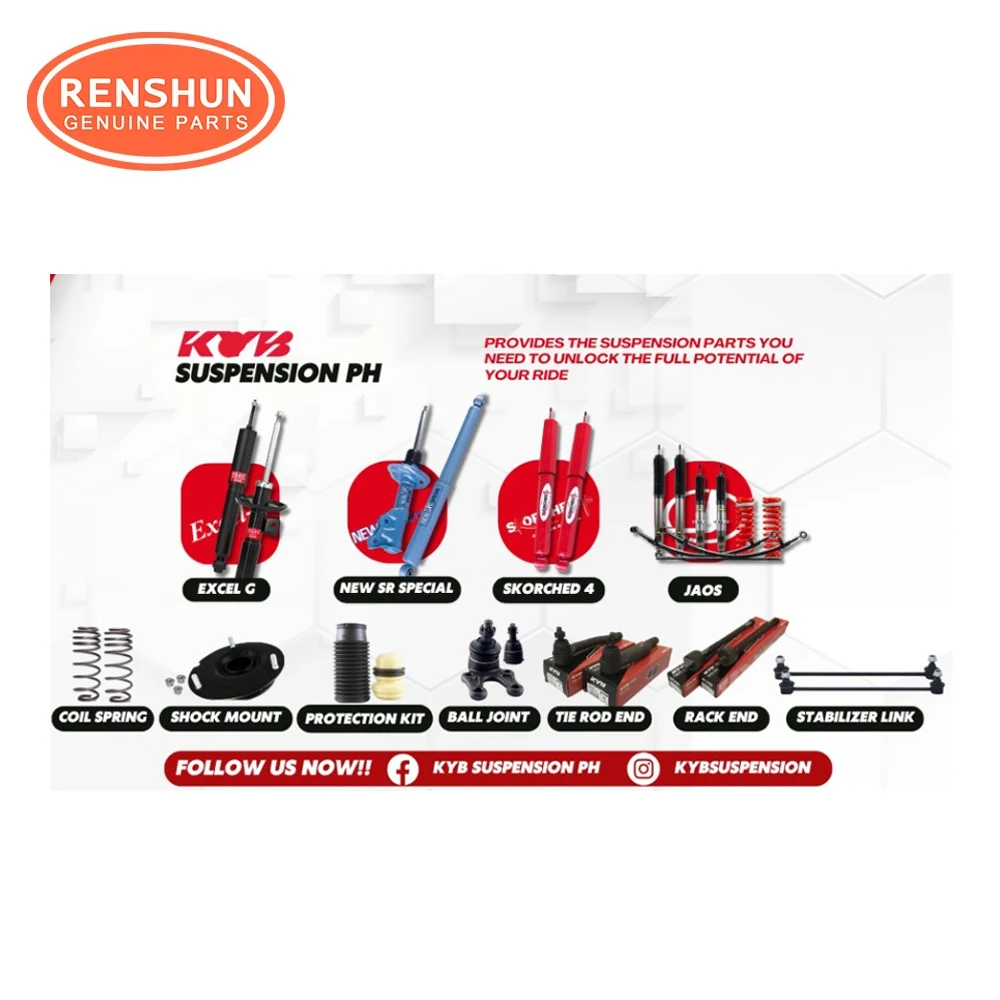 KYB Shock Absorbers - Durable and Reliable Suspension Parts