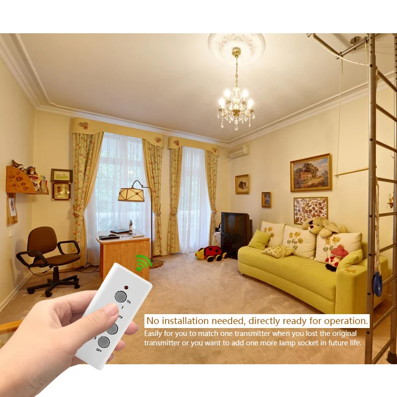 
Держатель смарт-лампы для умного дома, сертификат CE, 30 м (свободная область) 