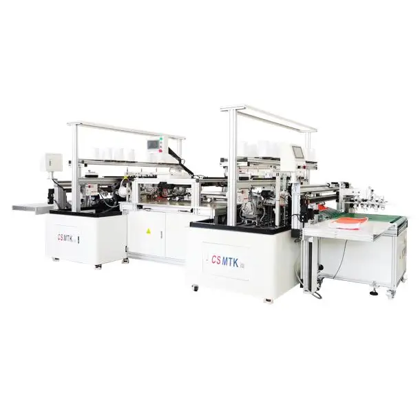 Automatic Horizontal Sewing Towel Machine Warp and Weft Knitted Towel Machine Full Auto Microfiber Sewing Machine