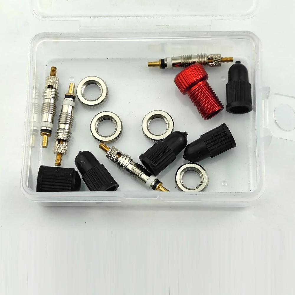 1 Набор вакуумных банок Портативный MTB велосипед ремонт шин инструментов золотник адаптер крышка