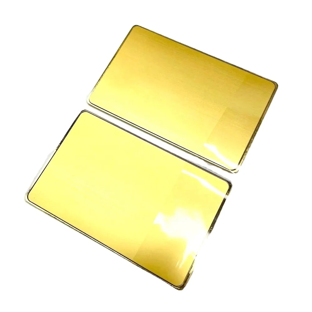 Luxury 24K Gold Plated Stainless Steel NFC RFID Business Card for