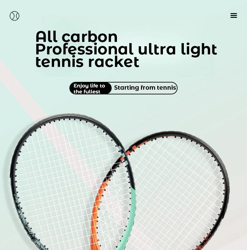 Tennis Racket for Adult Training Nylon Net Tennis Paddle With EVA Grip and Aluminum Frame details