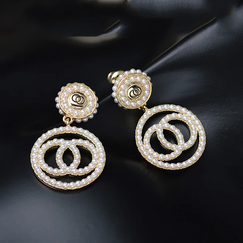 Due Jeg vil være stærk Forespørgsel Wholesale Wholesale earring jewelry small pearl elegant large pendant  earrings From m.alibaba.com