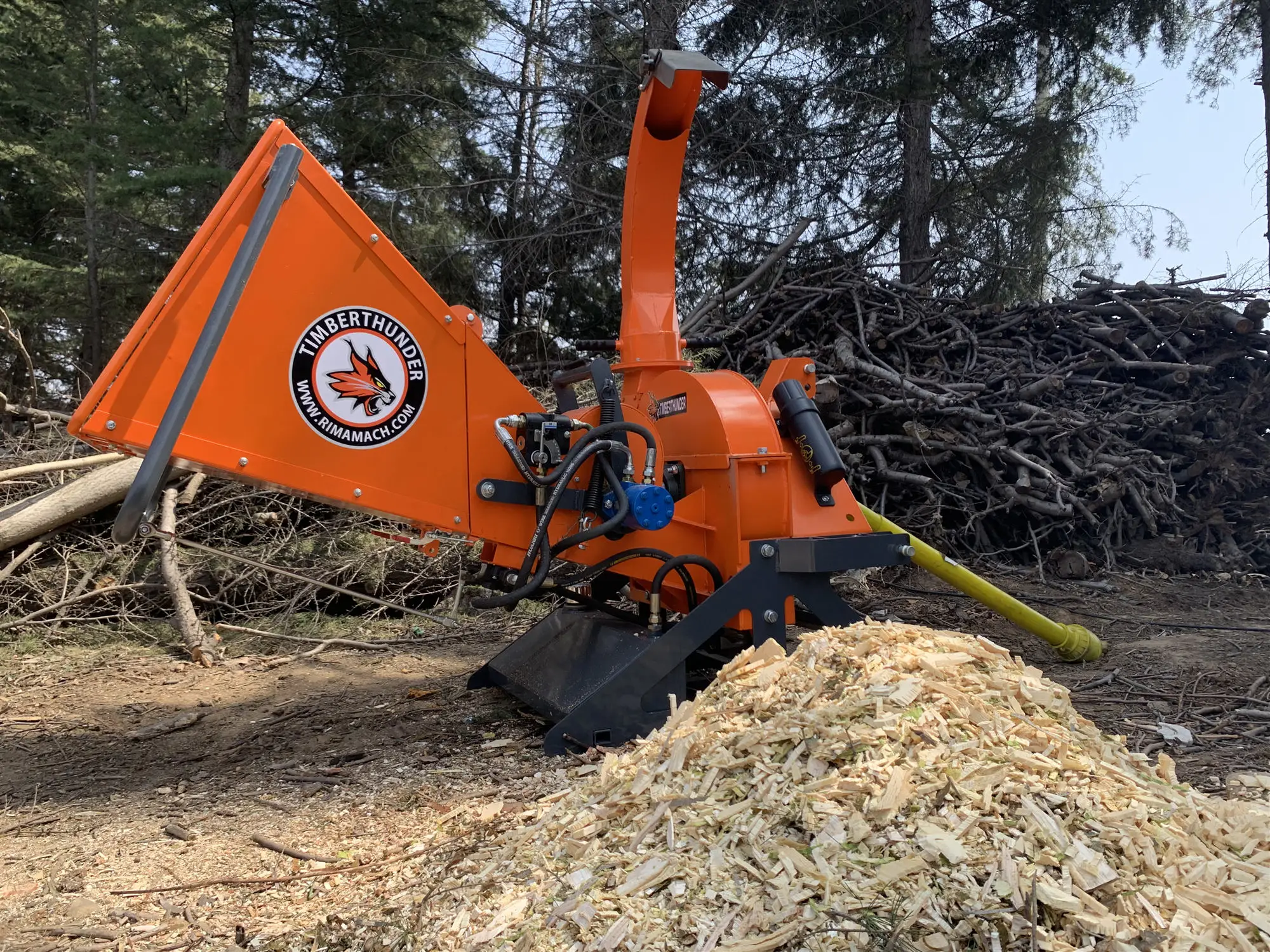 ウッドチッパー 引取可 引取限定》ハイガー ウッドチッパー エンジン式粉砕機 ハイガー