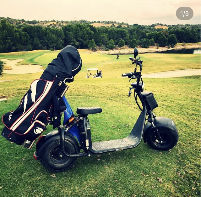 US/European Warehouse electric scooters golf two wheel golf electric scooter golf club with bag 18 holes electric scooters