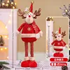 Red 55cm Retractable Deer