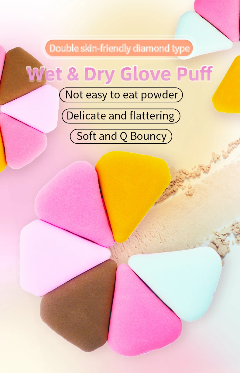 Private Label Makeup Cosmetic Puffs Make Up Accessories Beauty Tools