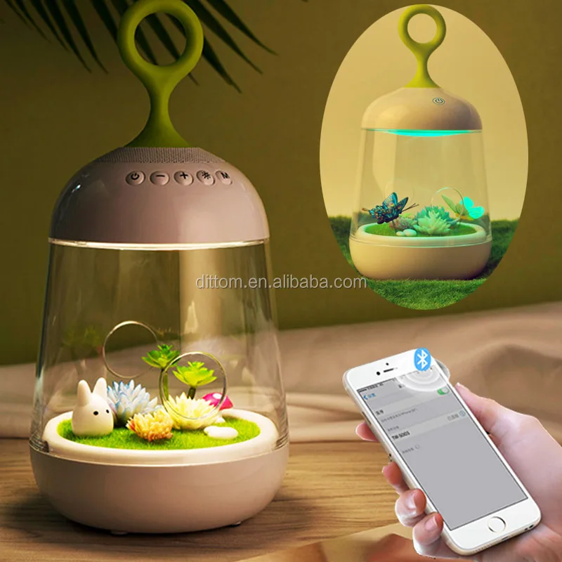 Bluetoth微景观植物夜灯多彩触摸led小型便携式野营灯 2款 Buy Led个性化圣诞饰品 应用微景观植物夜灯 彩色触摸led 小型便携式野营灯