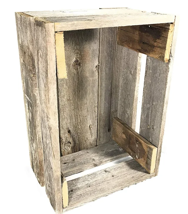 Large Standard Rustic Wooden Apple Crate Storage Box 