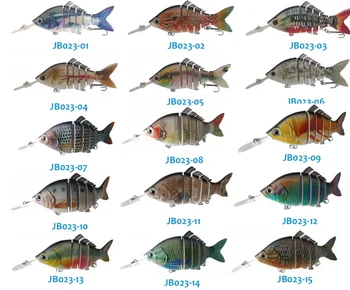 Multi-jointed Deep Diving Minnow with Long Lip, Sinking Long Cast Hard Lure for Topmouth Culter Bass Mandarin Fish – Minnow – view 5