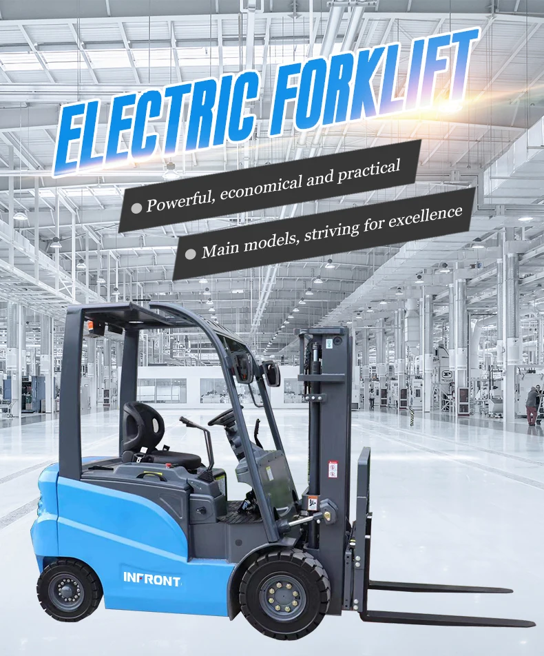 Best price 2t forklift Self Loading Portable Stacker Forklift electric forklift for home on sale