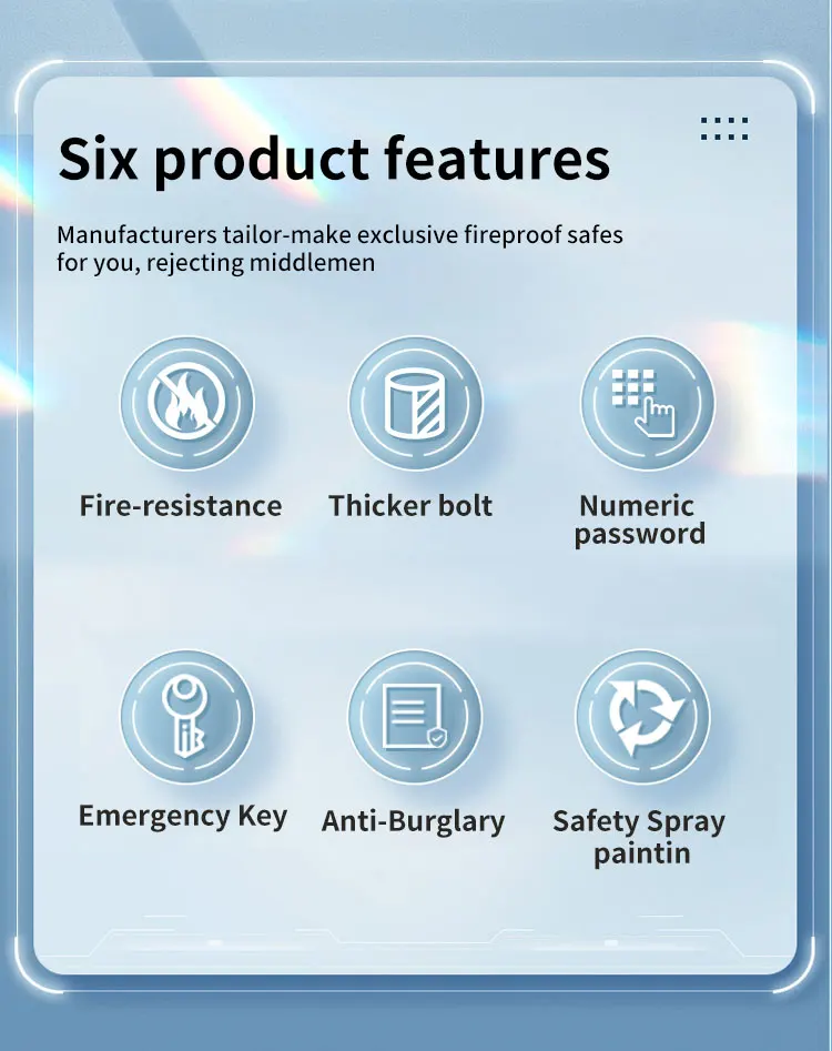 CEQSAFE China High Security Electronic Anti-theft Mini Fireproof Safe Box supplier