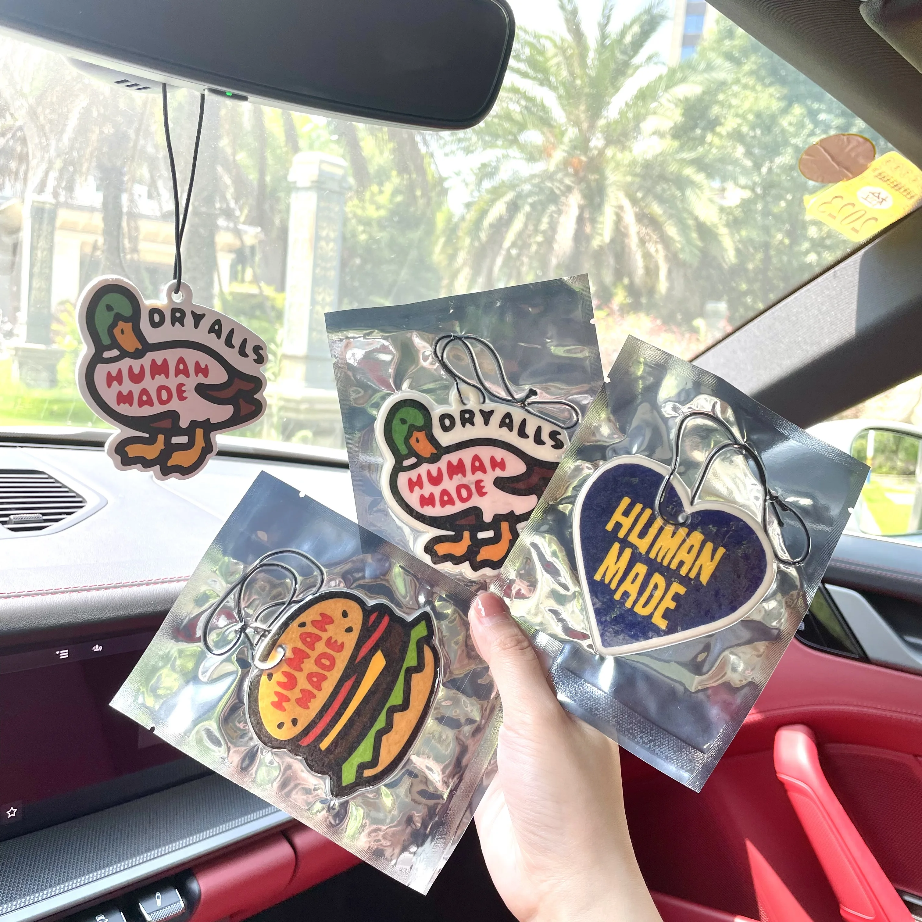Custom High Quality Logo Cute Paper Card Clean The Smell Car Air