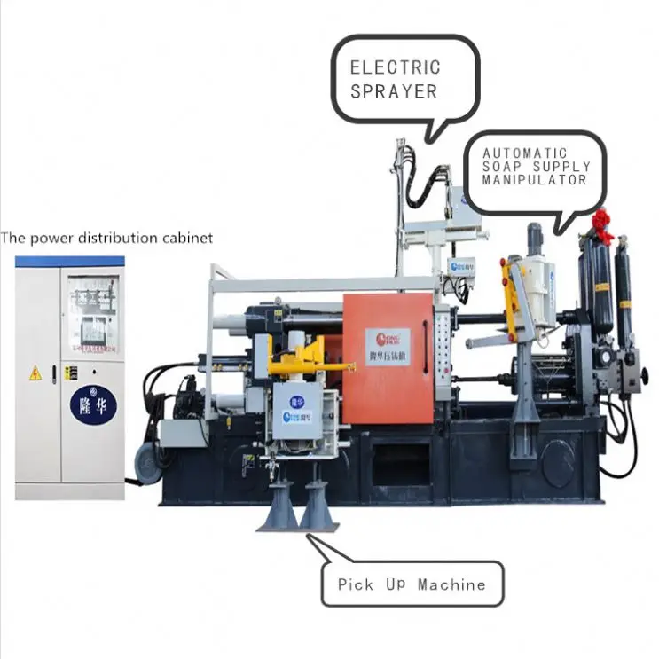 
 800T Die-casting machine for producing motorcycle brake pads  