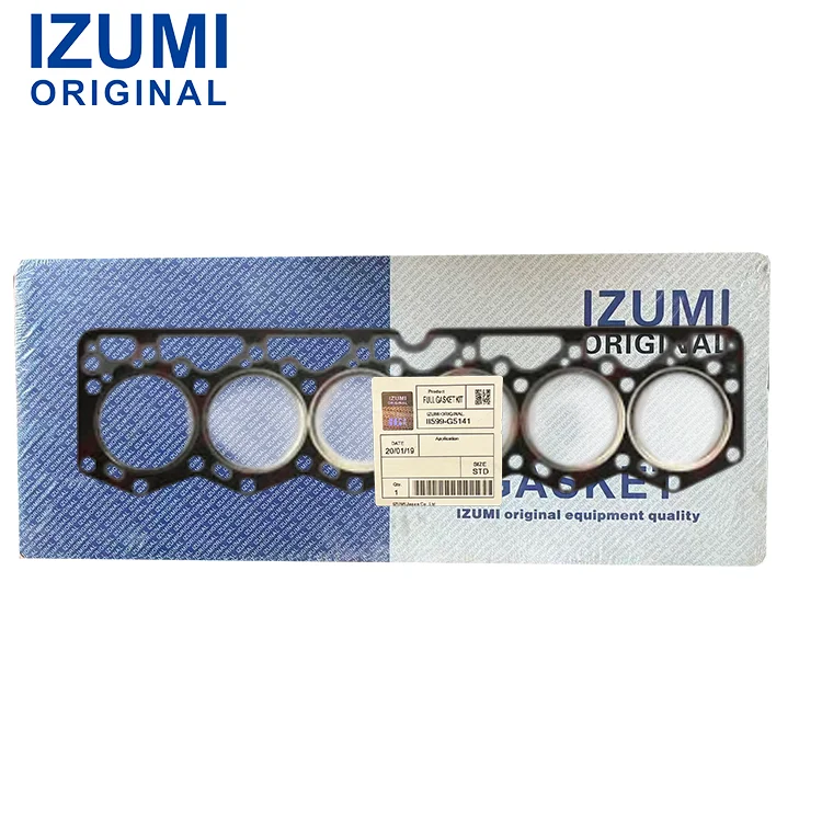 IZUMI ORIGINAL 6D105 Head Gasket Kit 6137-12-1811 Diesel Engine Parts for Komatsu