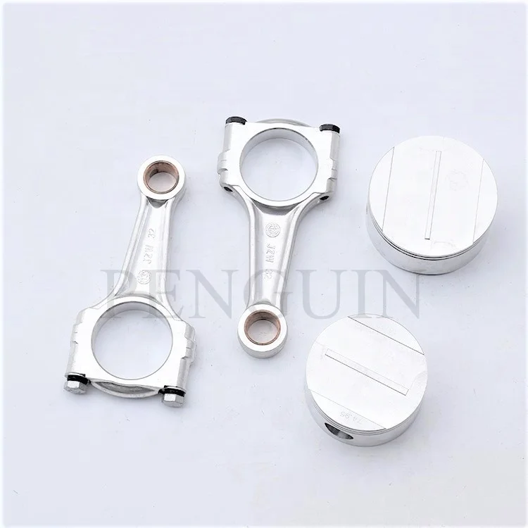 Bezier,Copelan,Frascold,Dorin,GEA Bock,Carrier Refrigeration Compressor Spare Parts Piston and Connecting Rod Assembly