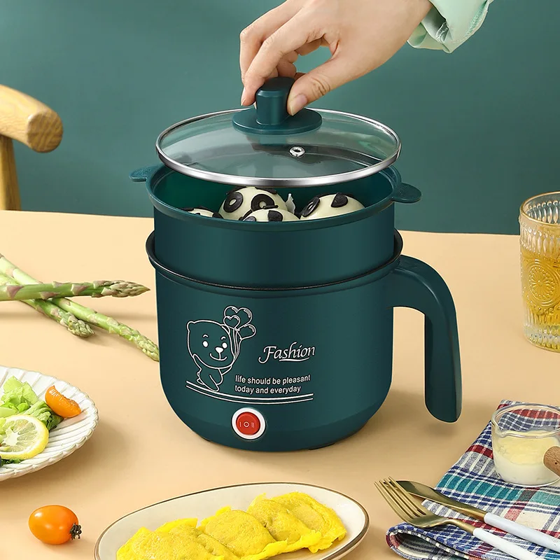 Electric Caldron Electric Hot Pot Multi-Functional All-in-One Pot Small Hot  Pot Steaming Boiling Frying Fried Dormitory Pot