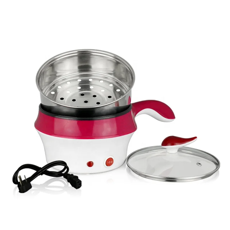 Double Layer Electric Boiling Pot Non-Sitck Portable Mini