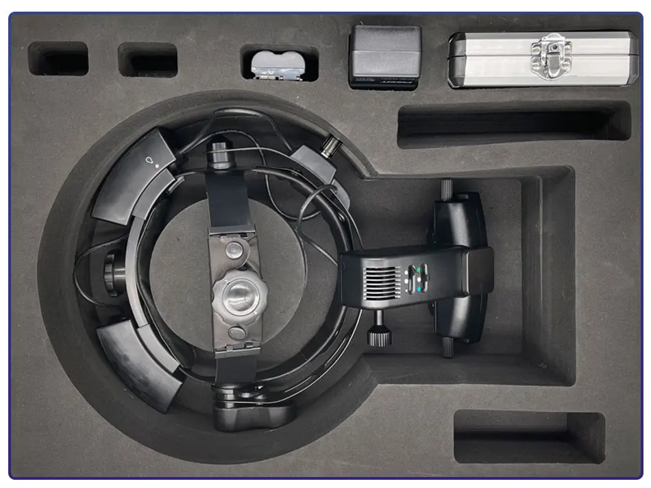 Binocular LED Head Binocular Non-Contact Indirect Ophthalmoscope Retinoscope Rechargeable YZ-25C Ophthalmic