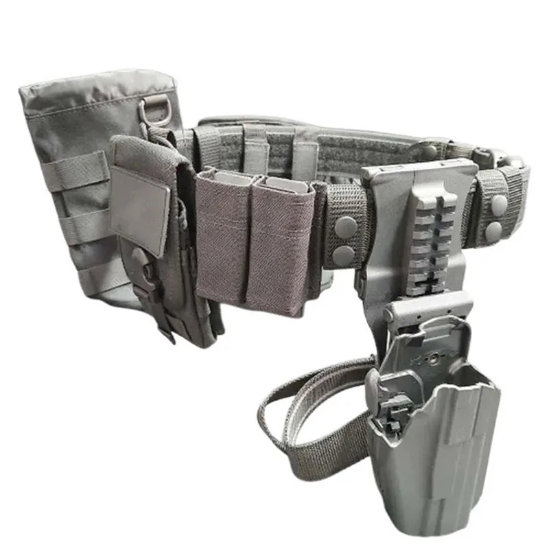 Modular Equipment Tactical Belt Quick-draw Holster Utility Kit Belt for Outdoor Sport Enthusiasts Paintball Games Tactical Belts