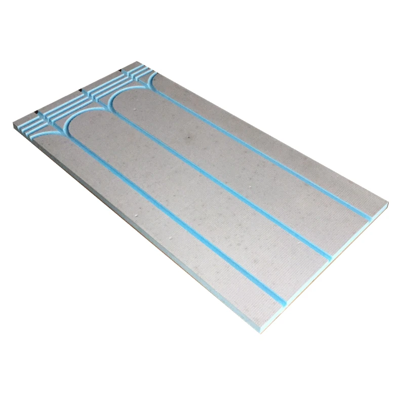 Hydronic Radiant Floor Heating System Thermal Insulation XPS/EPS Type Dry Floor Heating Panel