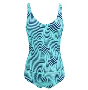 Wholesale Sleeveless Race Beachwear Swimwear for Ladies Custom One Piece Competition Sports Swim Bathing Suit