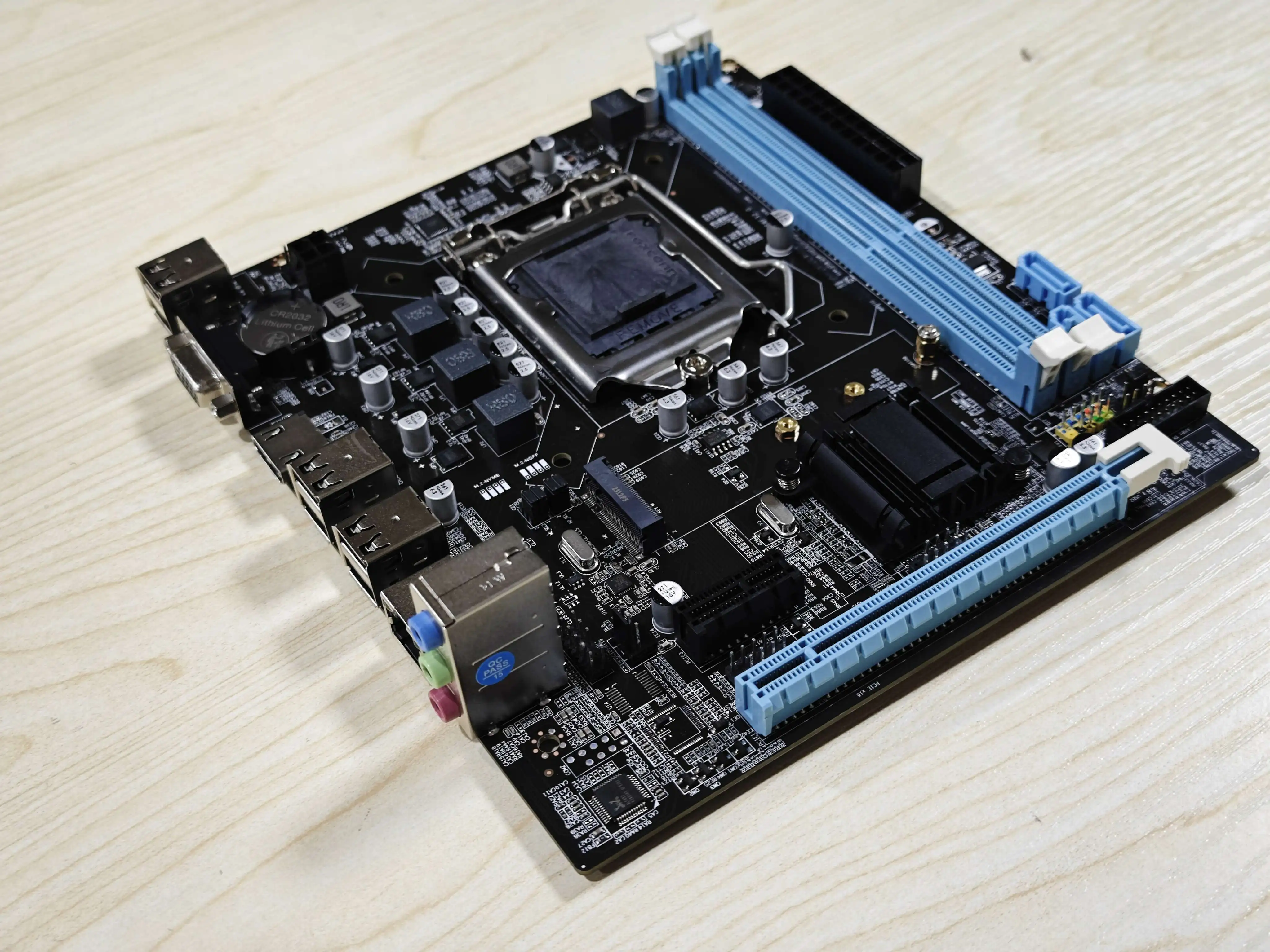 H61 Pc Cheap Price H61 Motherboard Ddr3 M.2 Max 32gb Lga 1155 Dual Ddr3 ...