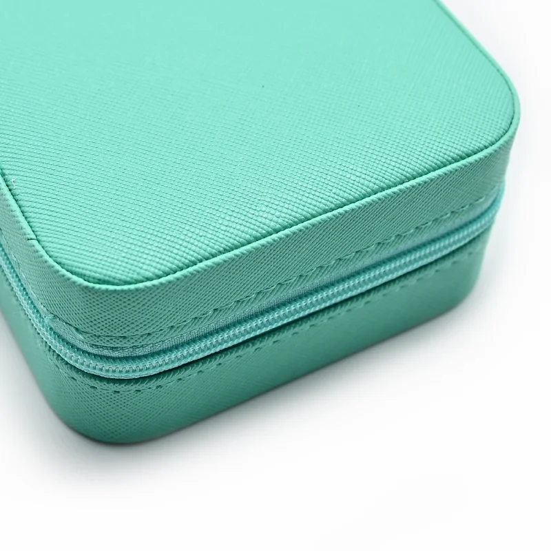 Custom PU Leather + Velvet Travel Jewelry Case Custom PU Leather + Velvet Travel Jewelry Case