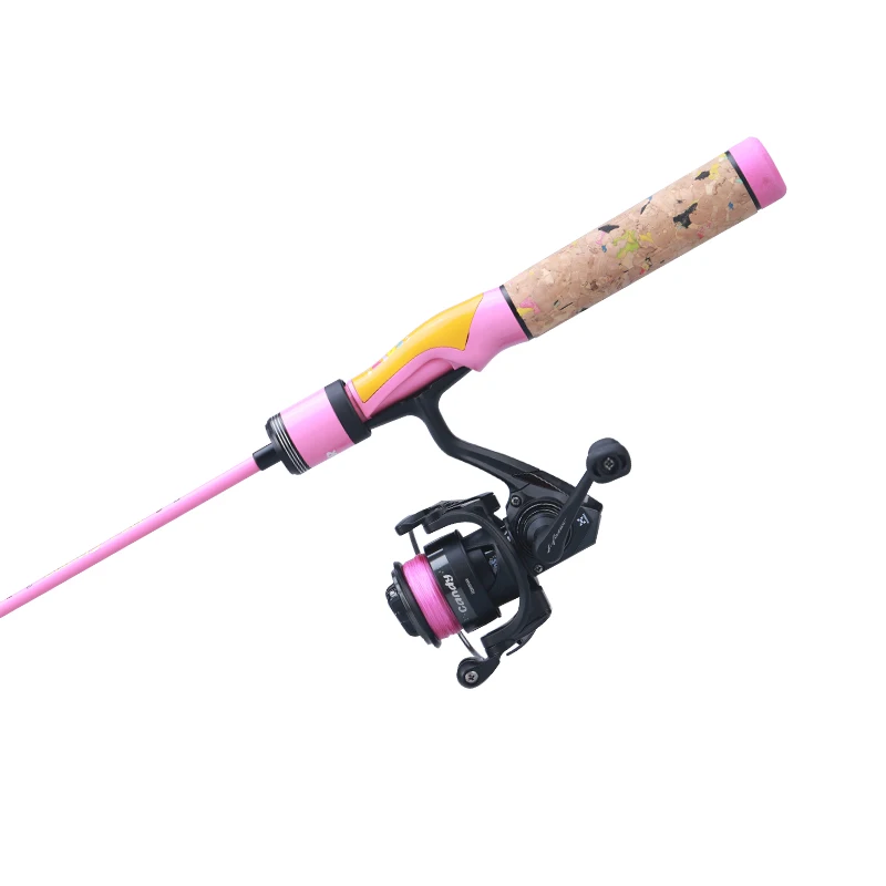 Pink Carp Fishing Rods 6ft Carp Rod And Reel Histar Candy Light