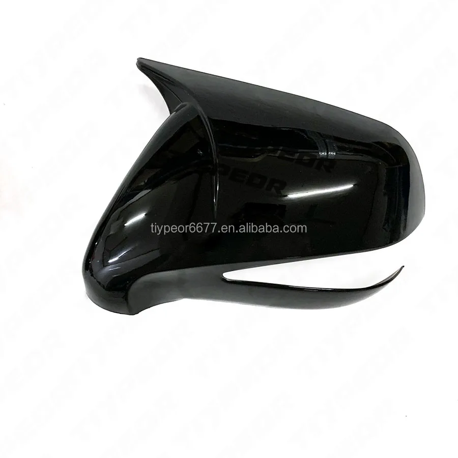 product black side mirror cover with led light trim for lexus rx 2010 2015 lexus rx350 rx450 side mirror cover cap-6