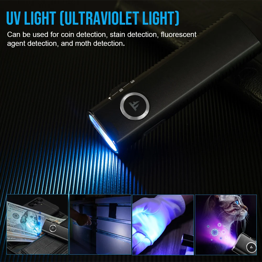 Lampe Torche LED WORKPRO 1200 Lumens – Rechargeable, étanche, Clip Et Cordon Inclus