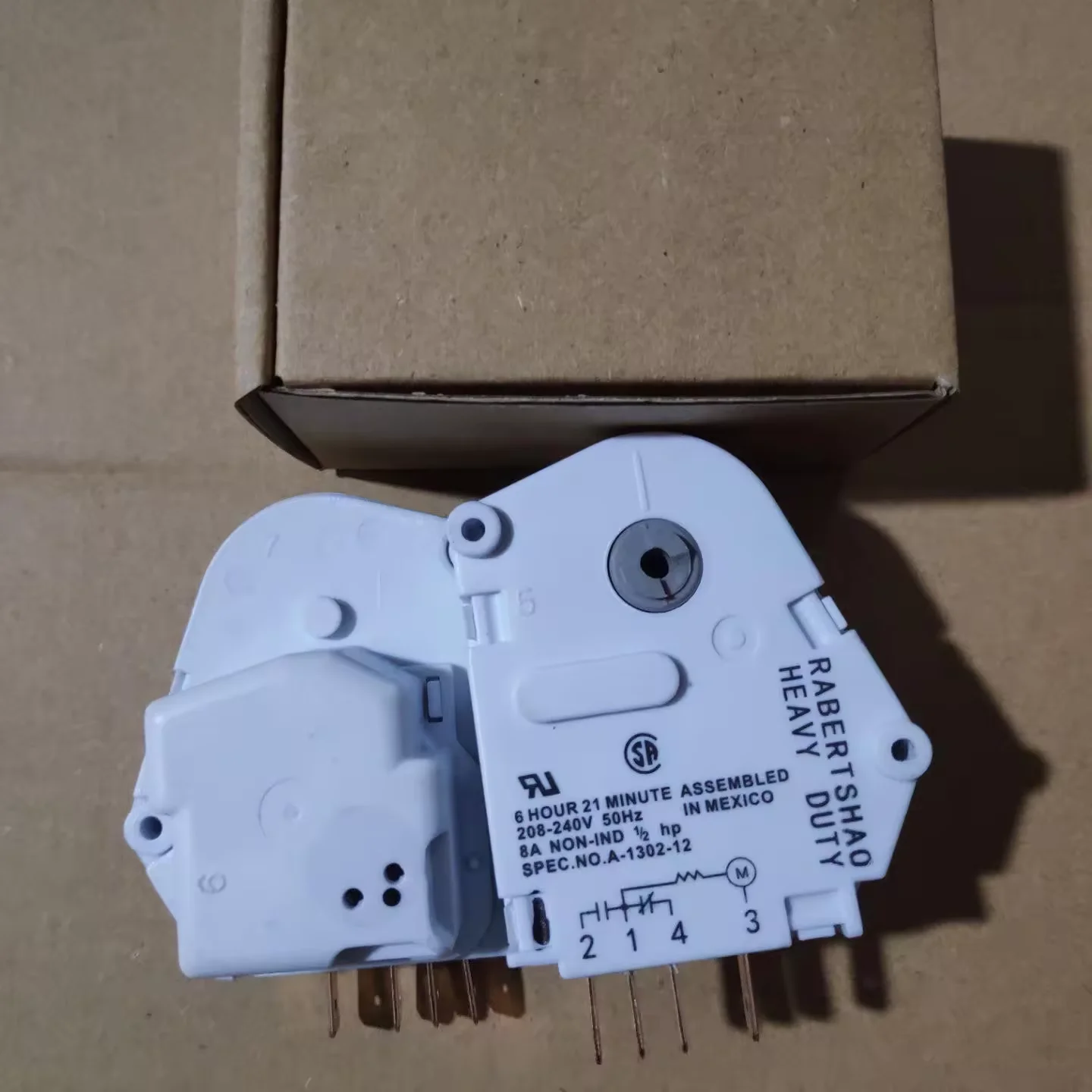 Defrost Timer 120v Tmdc 8 Hour 20 Minutes for Refrigerator Defrost Timer 120v Tmdc 8 Hour 20 Minutes for Refrigerator