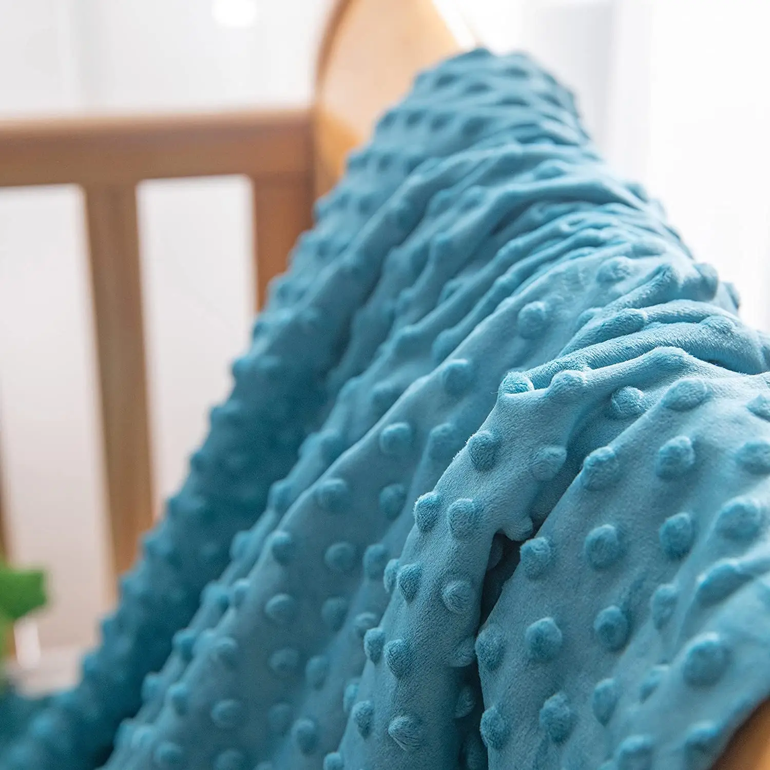 Factory ChinaDouble Dots Blankets Wrap Baby Soft Warm Flannel Blanket for Boys and Girls