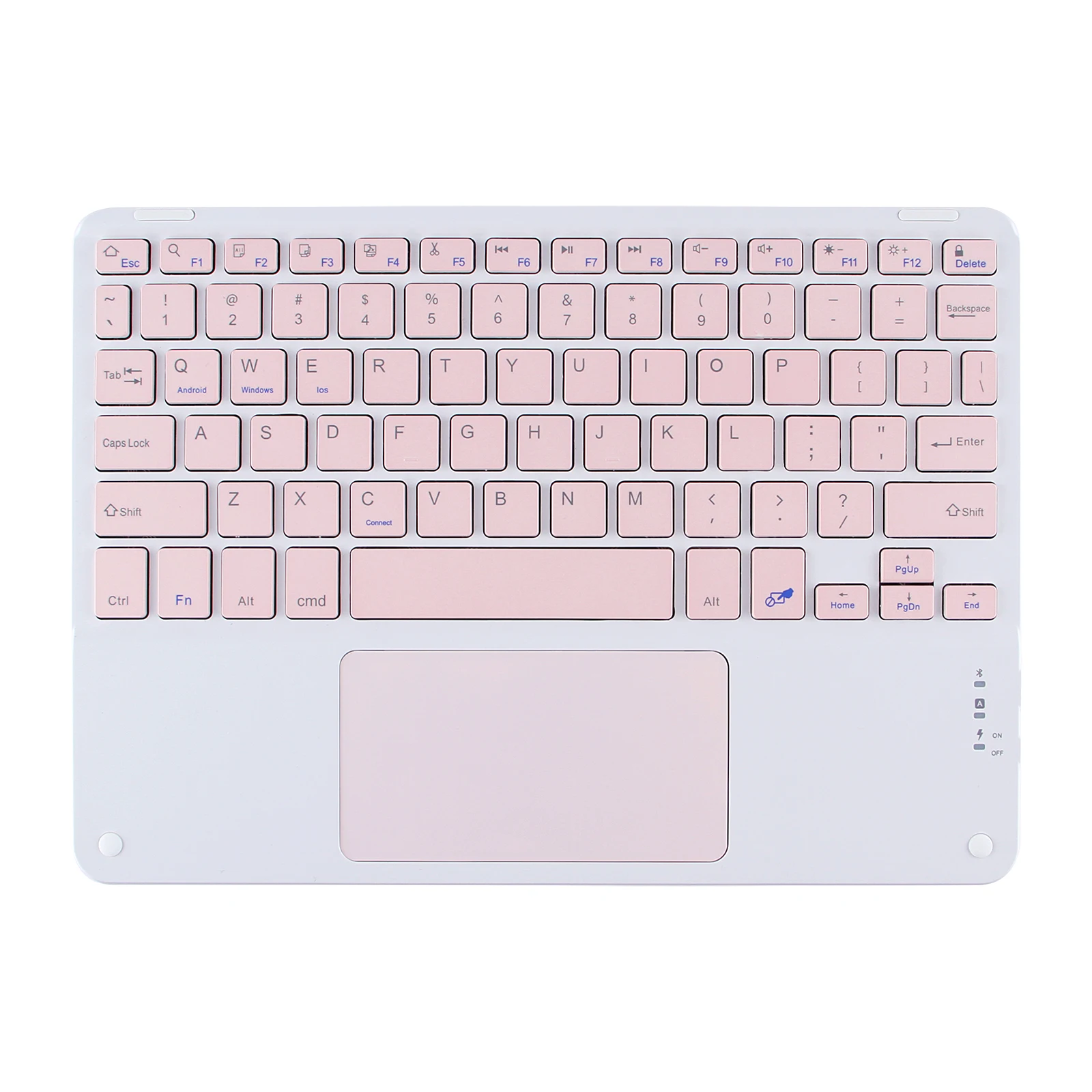 Custom Spanish Wireless Keyboard with Trackpad for Ipad Pro