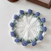 Dentelle bleue et violette