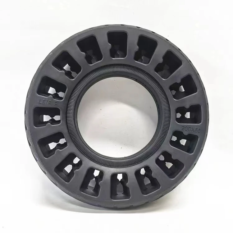 High Quality 8 Inch Mini Electric Scooter Tyre Wheel 200X50 Outer Rubber Honeycomb Solid Tire for Electric Vehicle