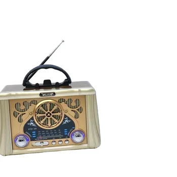New Retro Portable for Bluetooth Speaker RX1979 Smart Stereo Sound with Smart Card for Outdoor Household Use