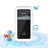 Portable 5G WiFi6 Box Internet Sharing Device ESIM OTA Scan QR