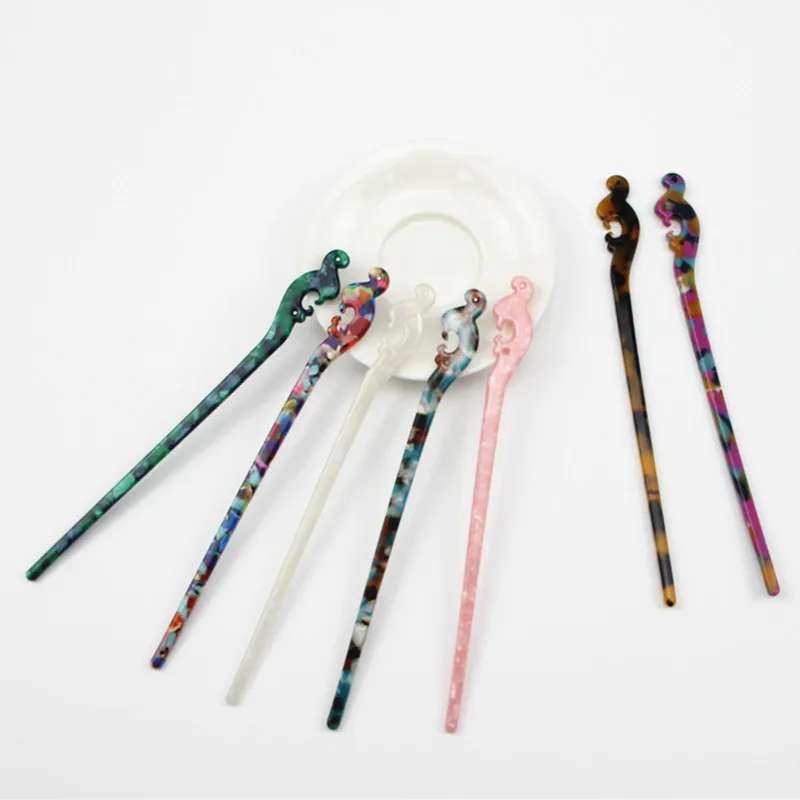 Женские заколки для волос из целлюлозы и